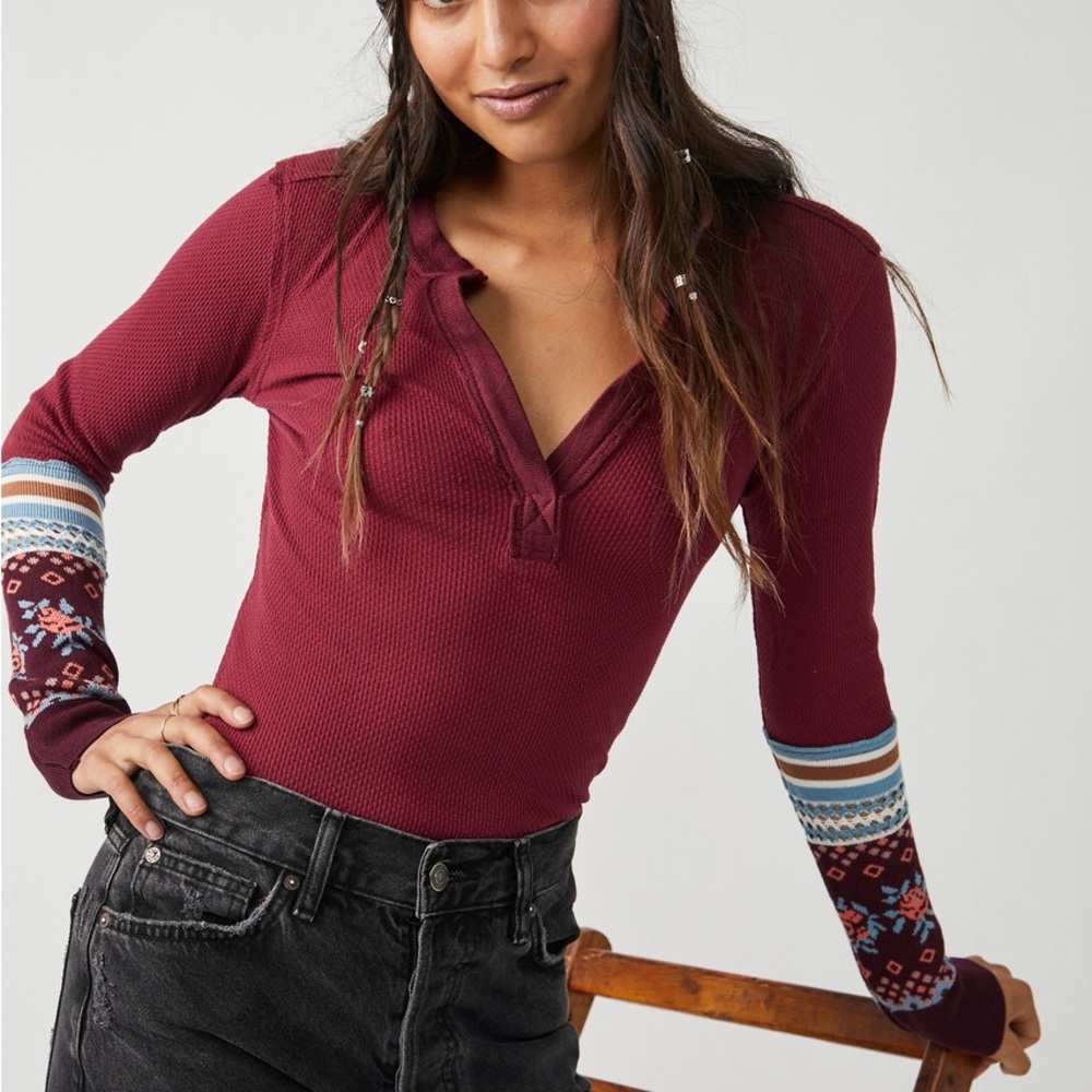 Free People|Mikah Layering Cuff|Wine Combo